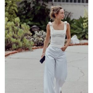 Zara Strech Bow Top - New With tags - Size Small - 5584/214/251